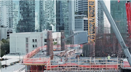 Construction of Cipriani Residences Miami in Florida, US. Image: Mast Capital